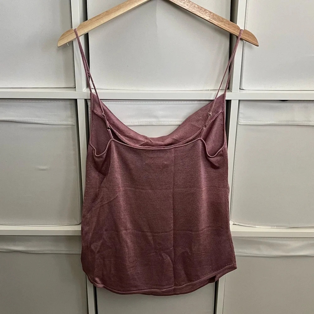 Cinq A Sept Pink Cowl Neck Knit Tank - Picture 6 of 6